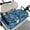 Blue Snowflake, variant on Yuyamidu Christmas Golf Cart Seat Covers with 4 Front Pockets Blue Snowflake Golf Cart Seat Towel Blanket Club Car Seat Cushion Covers