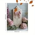 thumbnail image 3 of Qisvanset 12x16 Inch Girl Baptism Sign Canvas Wall Art, Religious Dedication Gift Newborn Nursery Faith Decor, 3 of 8