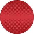 thumbnail image 1 of Ahgly Company Indoor Round Patterned Ferrari Red Area Rugs, 8' Round, 1 of 6