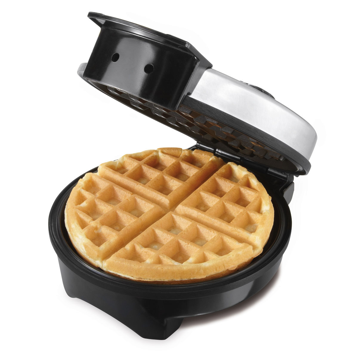Oster 8" Nonstick Belgian Waffle Maker with Temperature Control, Silver - image 3 of 5