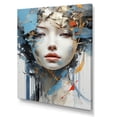 thumbnail image 2 of Designart "Minimalist Portrait Of An Asian Woman" Asian Art Canvas Art Print, 2 of 7