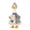 Goose Outfit B-Christmas, variant on AZXY Porch Goose Outfit, 23 Inch Goose Clothes with Knit Pom Pom Hat & Tassel Scarf, Goose Costume for Cement Plastic Lawn Goose Statue, Winter Holiday Outdoor Yard Lawn Garden Decor, Blue