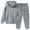 Grey, variant on Gyujnb Girls Long Sleeve Hooded Pullover and Jogger Pants Outfit Soft Casual Two Piece Comfy Tracksuit for Big Kids Youth Toddler Playwear Loungewear,Size:13-14 Years