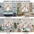 thumbnail image 3 of Tulips Spring Floral Swag Valances for Windows, Kitchen Curtains 36 Inch Length 2 Panels Set, Pastoral Flowers Butterfly Rustic Short Curtains for Small Windows Rod Pocket Cafe Curtains 28"x36", 3 of 8