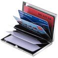 thumbnail image 3 of Inoxidable - Tarjetero con compartimento - Protege RFID - cartera metal-azul- Sincero Electrónica, 3 of 5
