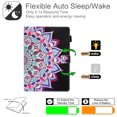 thumbnail image 4 of Allytech iPad Mini Case, iPad Mini 5 Case, iPad Mini 1 2 3 4 Case, PU Leather Slim Folio Flip Multi Angle Stand Auto Sleep Wake Corner Protection Case Cover for Apple iPad Mini 1 2 3 4 13, Mandala, 4 of 6