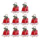 thumbnail image 1 of 10 Unids Doble Campanas Colgante de Encanto de Esmalte de Navidad Moda Navidad DIY Pendientes Accesorios de Joyería Collar de Niñas Pulsera Fabricación de Joyas Encantos, 1 of 7