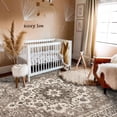 thumbnail image 3 of General Washable Oriental Area Rug - 5x8 Rugs for Living Room Soft Carpet for Bedroom Waterproof Floral Distressed Indoor Stain Resistant Non-Shedding Floor Carpets (Beige, 5x8), 3 of 11