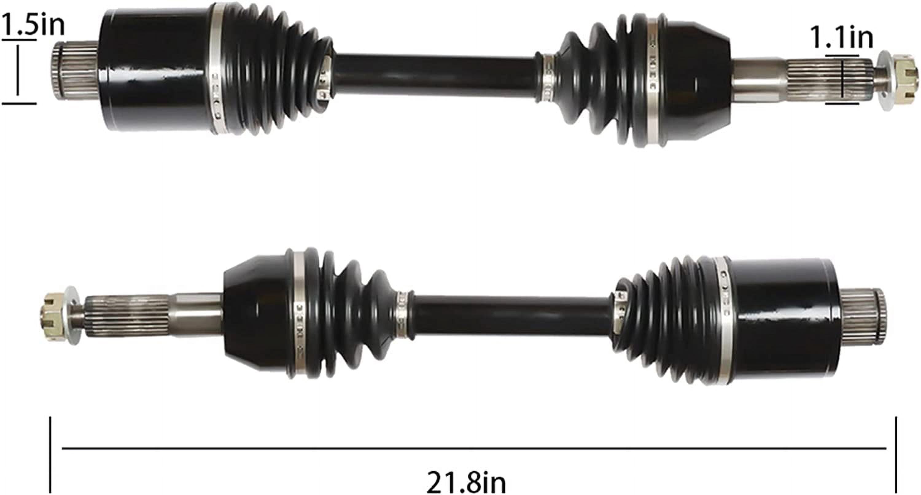 munirater 2 Pack High Strength Rear Drive Shaft CV Axle Replacement for Polaris Sportsman 400 500 600 700 800 2003 2004 2005 1380240