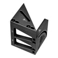 thumbnail image 1 of Regla de carpintería de aleación de aluminio para ángulos de 10 a 90 grados para carpinteros e ingenieros. Negro, 1 of 7