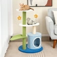 thumbnail image 4 of Costway 4-Tier Modern Cat Tree Tower Kitten Activity Center with Sisal Scratching Post, 4 of 10