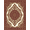 Red Gold Ivory, Pattern 10, variant on ODIKA 8'x10' Washable Area Rug Medallion With Floral Border And Ornate Scroll Motifs Vintage Oriental Refined for Dining Room, Large Office, Lounge, Non-Slip Chair-Friendly Mat