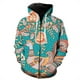 thumbnail image 5 of Sudadera con capucha con cremallera y estampado floral 3D exótico retro para hombre, chaquetas de moda de gran oferta, sudaderas divertidas y geniales, camisetas de hip hop, sudaderas con capucha de c, 5 of 5