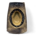 thumbnail image 4 of Peter Grimm Ltd Unisex Gotham Straw Cowboy Hat One Size, 4 of 4