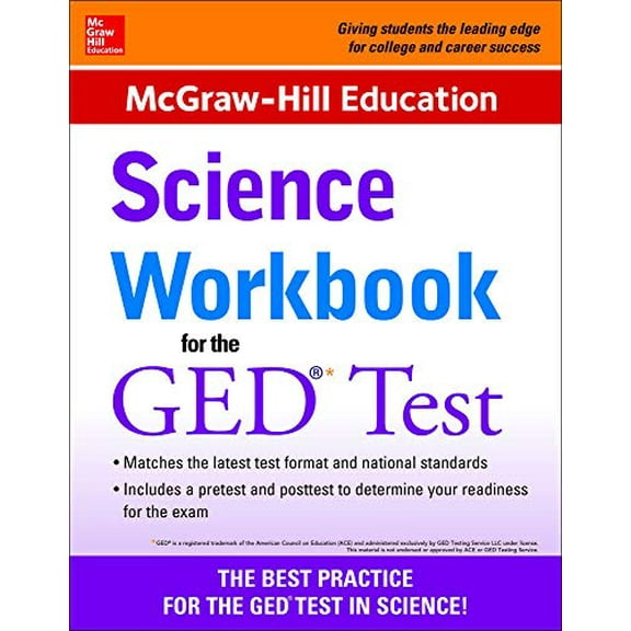 Pre-Owned McGraw-Hill Education Science Workbook for the GED Test (Paperback) 0071841482 9780071841481