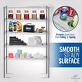 thumbnail image 4 of Shelf Liners for Wire Shelf Liner Set of 4 - Frosted Clear (24-Inch-by-48-Inch), 4 of 8