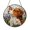 Acrylic 3.5 Inch, variant on Dalmatian Dog Remembrance Stained Glass Window Hanging, Meaningful Memorial Home Decor