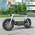 thumbnail image 2 of SANOPY 500W Electric Scooter for Adults, 20 MPH, 25 Mile Range, 16" All-Terrain Tires, Motorcycle Style with Seat & Basket for Adults,UL2272 Certified, 2 of 8