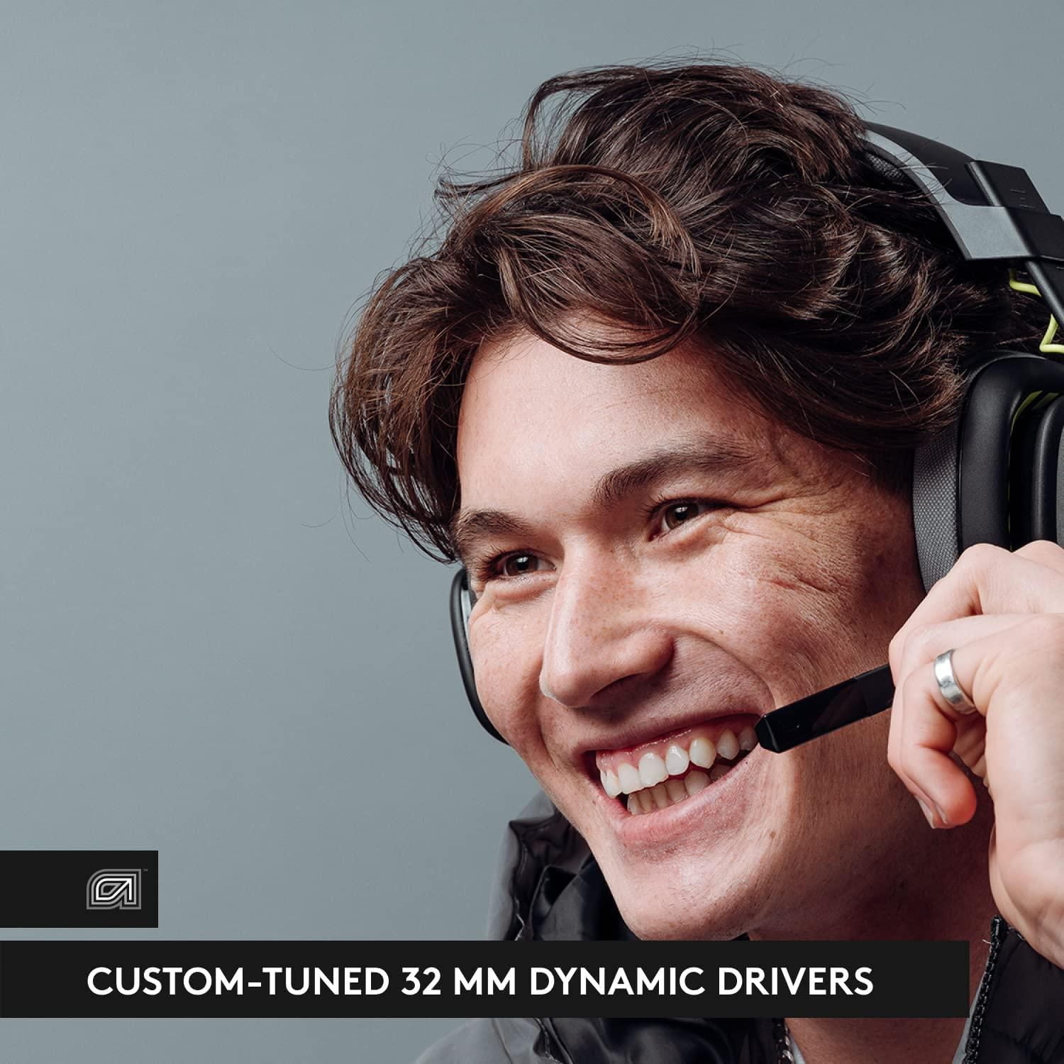 LOGITECH ASTRO GAMING A10 GEN 2 HEADSET PS BLACK, Enhanced sound quality