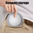 thumbnail image 6 of Inflatable Foot Rest Travel Foot Stool Portable Air Cushion Leg Support Pillow Compact Flocked Ottoman Relaxation Accessories for Airplane Train Car Office Home Long Flight Travel Comfort Essentials, 6 of 6
