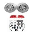 thumbnail image 2 of PowerStop Front Z26 Street Warrior Brake Pad and Rotor Kit with Red Powder Coated Calipers Fits: AUDI Select Models KC886-26, 2 of 4