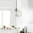 thumbnail image 2 of Aiwen Modern Globe Glass Pendant Light Unique Farmhouse Hanging Ceiling Lamp, 2 of 9