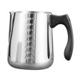 thumbnail image 1 of Taza de acero inoxidable para espumar leche, taza de vapor para barista, taza vaporizadora, jarra 1000ml, 1 of 9