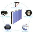 thumbnail image 6 of 4.5ft Table Tennis Table, Foldable & Portable Ping Pong Table Set with Net and 2 Paddles, Indoor Game Table for Kids and Adults, 6 of 7
