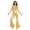 Gold, variant on Women Tassel Disco Bodysuit One Piece Unitard Flared Pants Jumpsuit for Retro Party Dance Leotard Fluorescent Green S