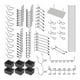 thumbnail image 1 of Ganchos para tablero perforado, 140 piezas, con contenedores para tablero perforado, compatibles con Kitchen Craft Room Hy, 1 of 5