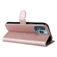 thumbnail image 6 of SaniMore for iPhone 14 Pro Case, with RFID Blocking [2 Card Slots] PU Leather Cover with Detachable Hand Strap Flip Kickstand Magnetic Wallet Cover for iPhone 14 Pro, Rosegold, 6 of 9
