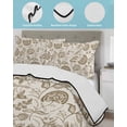 thumbnail image 4 of Quilts Twin Size Bedding Set, Vintage Spring Floral Lightweight Quilted Comforter, Summer Botanical Farmhouse Soft Reversible Bedspread Coverlet with Pillow Covers for All Season, 68" x 86", 4 of 7