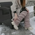 thumbnail image 2 of YM YOUMU 1 Pair Mohair Knitted Stockings Legging Boots Cover Sock Cover, 2 of 2
