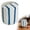 Blue, variant on 400ML Handmade Large Coffee Mug Unique Hand-Painted Ceramic Travel Mug High Temperature Resistant Microwave and Dishwasher Safe Ideal Gift for Valentines Day Ceramic Mug (Green striped cup)