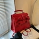 thumbnail image 4 of Mochila Con Solapa Bolso Cruzado Elegante Correa Ajustable Lazo PU para Mujer, 4 of 9