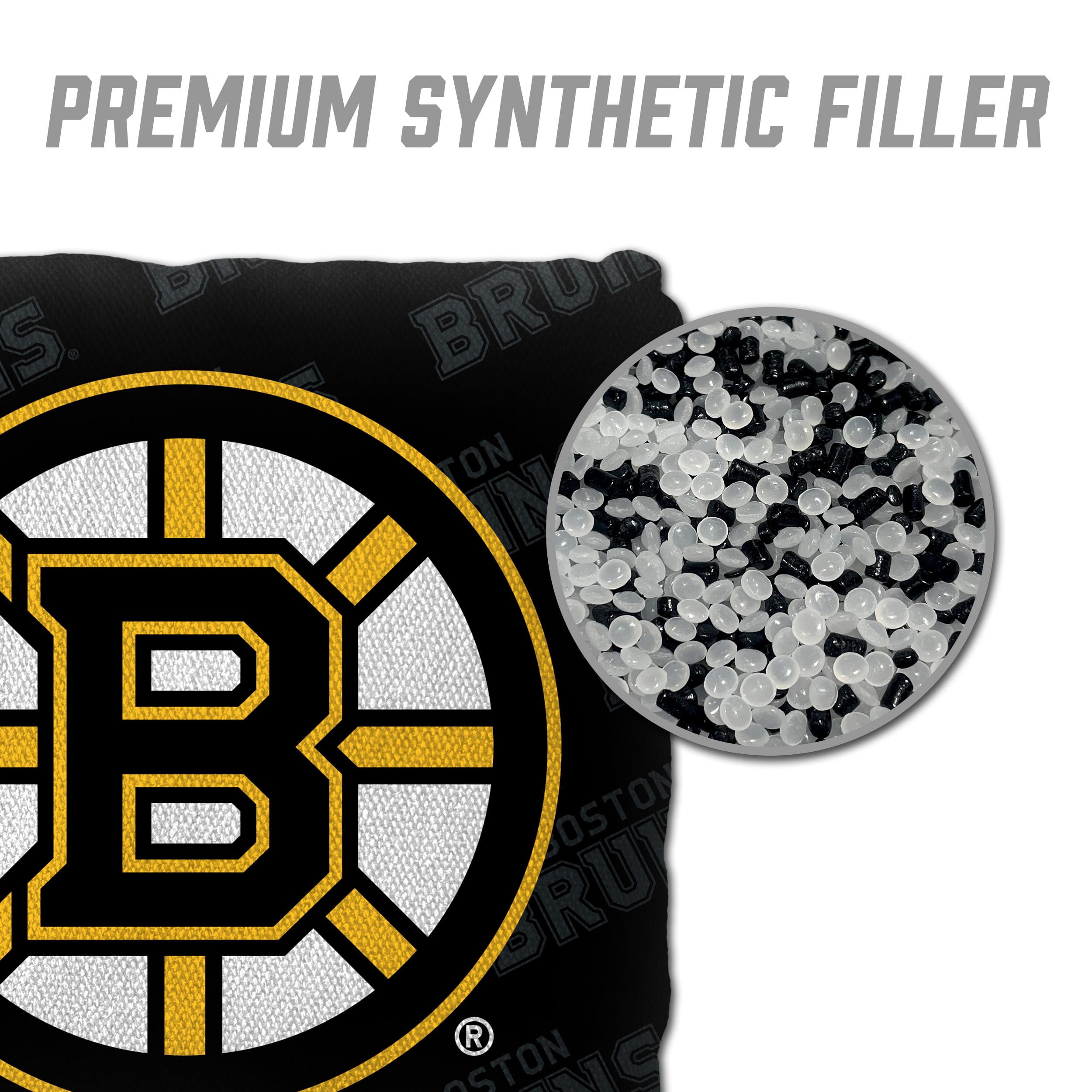 NHL Boston Bruins Cornhole Bags - 4PK - Black