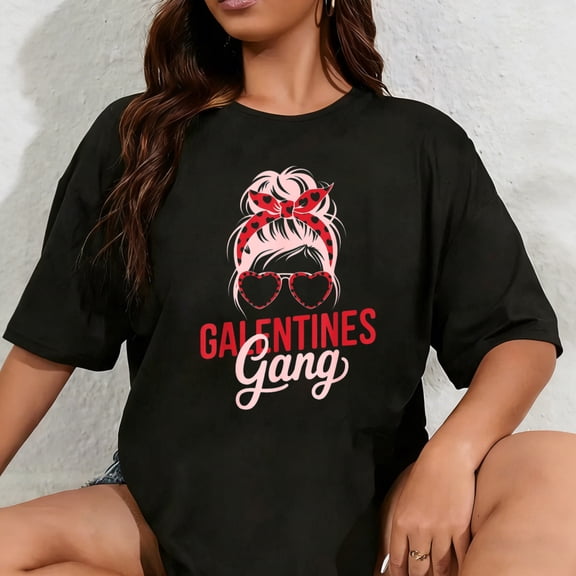 100% Cotton Unisex Galentine's Day Galentine Gang Women Friends Girls Besties T-Shirt