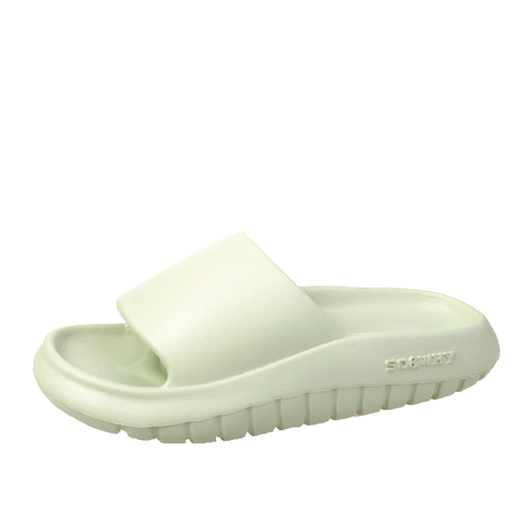 Litfun Platform Slide Sandals for Men Women Lightweight Open Toe Shower Shoes 