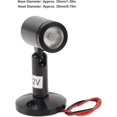 thumbnail image 2 of FZC-2 Pcs LED Spotlight 12V Adjustable Mini Light - Rotatable Indoor Uplighting for Jewelry Display, Bedside Cabinet, Picture Light, Boat Fixtures, Landscape Lighting, 3.5in/8.9cm Height, 2 of 4