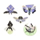 thumbnail image 1 of 5 uds broche de Pin esmaltado fluorescente esmalte Pin broche de solapa mujeres hombres regalo broches luciérnaga mariposa broche para guantes bolsa, 1 of 9