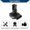 thumbnail image 4 of Unique Bargains Mass Air Flow Sensor No.2W9312B579AC/MB1974003031 Air Flow Sensor for Jaguar Xj 1997-2003 Plastic Metal 1 Pcs, 4 of 6