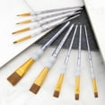thumbnail image 5 of RCC 310 | Crafter's Choice™ 9pc Brown Taklon Variety Brush Set, 5 of 9
