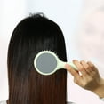 thumbnail image 5 of 1 Pc Women Comfortable Airbag Hair Comb for Straight Curly Thick Hair Green ABS TPR, 5 of 6