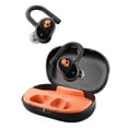thumbnail image 2 of Skullcandy Push Play Active in-Ear Wireless Earbuds, 34 Hr Battery, Stay-Aware Mode, Microphone, Works with iPhone Android and Bluetooth Devices - True Black/Orange, 2 of 5