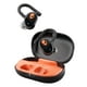 thumbnail image 2 of Skullcandy Push Play Active in-Ear Wireless Earbuds, 34 Hr Battery, Stay-Aware Mode, Microphone, Works with iPhone Android and Bluetooth Devices - True Black/Orange, 2 of 5