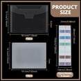 thumbnail image 4 of 20pcs Clear Stamps Storage Bags with Panels 7x5 inch Die Storage Bag Clear Scrapbooking Storage Envelopes Cutting Die Stencil Organizer Holder Stamp Storage Pocket for DIY Scrapbooking, 4 of 5