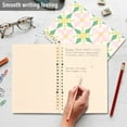 thumbnail image 4 of FORMRS 1-Subject Spiral Notebook 8" x 5" College Ruled 60 Refillable Sheet A5 Hard Cover, Retro Yellow Stars, 4 of 7
