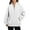 White, variant on Womens V Neck Long Sleeve Solid Sweatshirt Casual Cute Top Long Sleeve Loose Fashion Sweatshirt Vintage Sweatshirt Hot Sweatshirt for Women Crop Sweater Juniors Pants Suit Winged Sweater Women Full