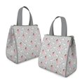 thumbnail image 2 of Princess Unicorn Butterfly Pattern Insulated Lunch Bag for Women & Adults,Large Portable Soft Cooler Lunch Bag,Thermal Food Storage Tote with Pearl Cotton,8.66L,8.75x5.75x9.5 Inch, 2 of 6