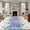 Gray, variant on 2'x6' Rug Runners for Hallways Kitchen, Blue Pink Hydrangea Non Slip Entryway Beside Floor Carpet Runner, Eucalyptus Leaves Wooden Summer Botanical Laundry Room Bedroom Throw Rugs Mat for Family Pet